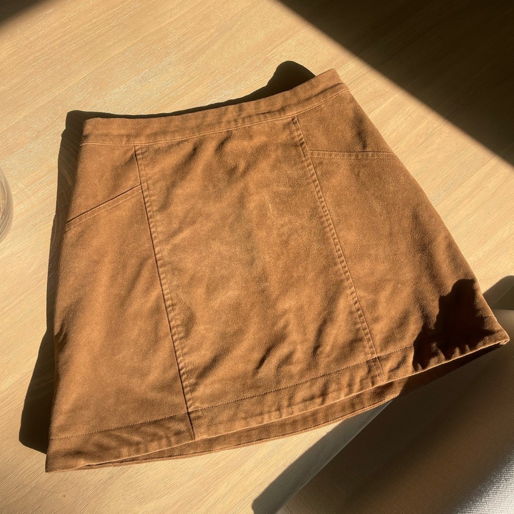 Abercrombie & Fitch Suede Mini Skirt